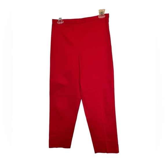 Ann Taylor LOFT Lipstick Red Capri Pants - Picture 4 of 5